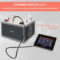 100Ah 12V Lifepo 4 Lithium Batterie | Akku Untersitz mit BMS