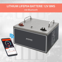150Ah 12V Lifepo 4 Lithium Batterie | Akku Untersitz mit BMS