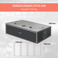 400Ah 24V Lifepo 4 Lithium Batterie | Akku mit BMS, Bluetoot
