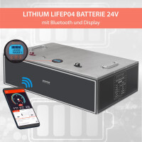 400Ah 24V Lifepo 4 Lithium Batterie | Akku mit BMS, Bluetoot