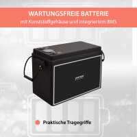 150Ah 24V Lifepo 4 Lithium Batterie | Akku mit BMS, Bluetoot