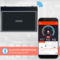 50Ah 24V Lifepo 4 Lithium Batterie | Akku mit BMS, Bluetooth