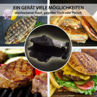 Kontaktgrill Tischgrill Barbecue BBQ Elektro Kontakt Grill E