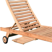 Gartenliege Teak Görz Massivholz Wetterfest 3