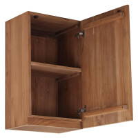 45cm Hängeschrank Teakholz Carmelo Massivholz Wetterfes