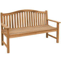 Teakholz Bank Catania 150cm Massivholz Wetterfest B-Ware 3