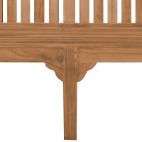 Gartenbank Teakholz Extra Stark Piceno 200cm Massivholz Wett