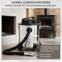 20 l Ascheabsauger Vesuve | Aschestaubsauger | Aschesauger |