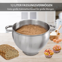 12,0 l Küchenmaschine Snorfu | Teigknetmaschine | R&uum