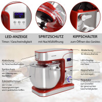 12,0 l Küchenmaschine Snorfu | Teigknetmaschine | R&uum